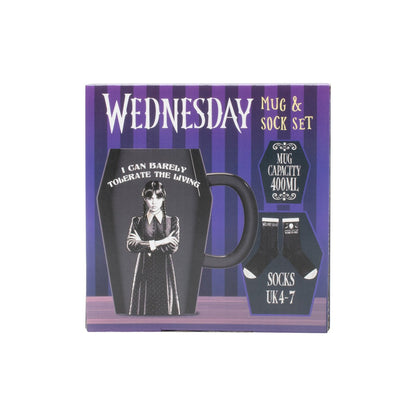 Wednesday - Coffin Design Mug & Socks Set