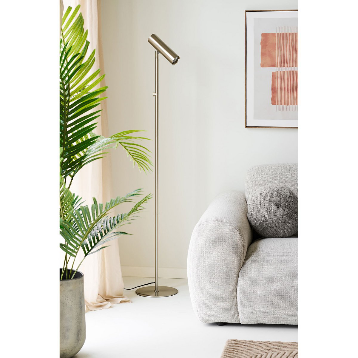 Paris Vloerlamp, zilver