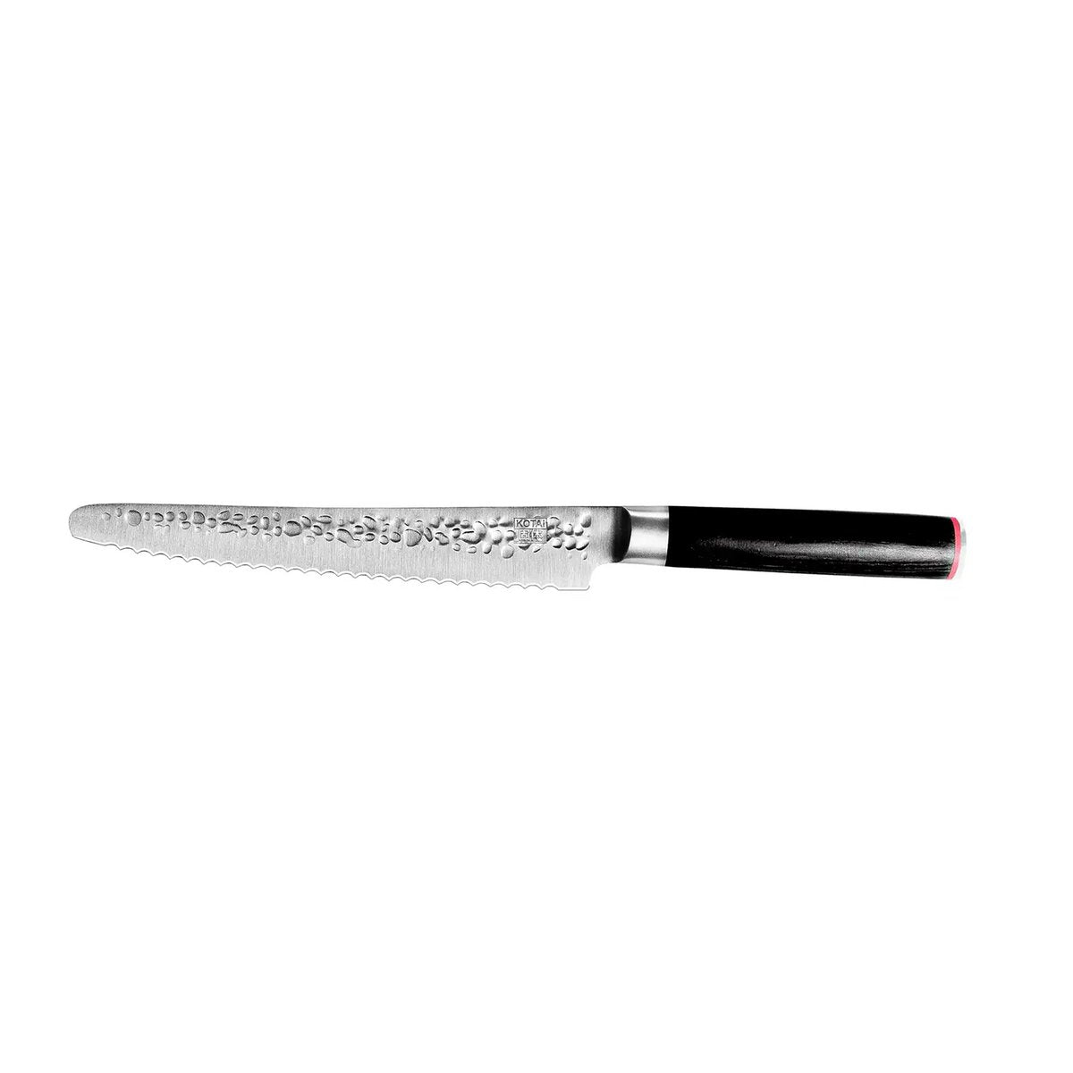 Broodmes gekarteld 20 cm Japans staal bamboe saya