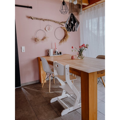 tiSsi® table beech WHITE for high chair