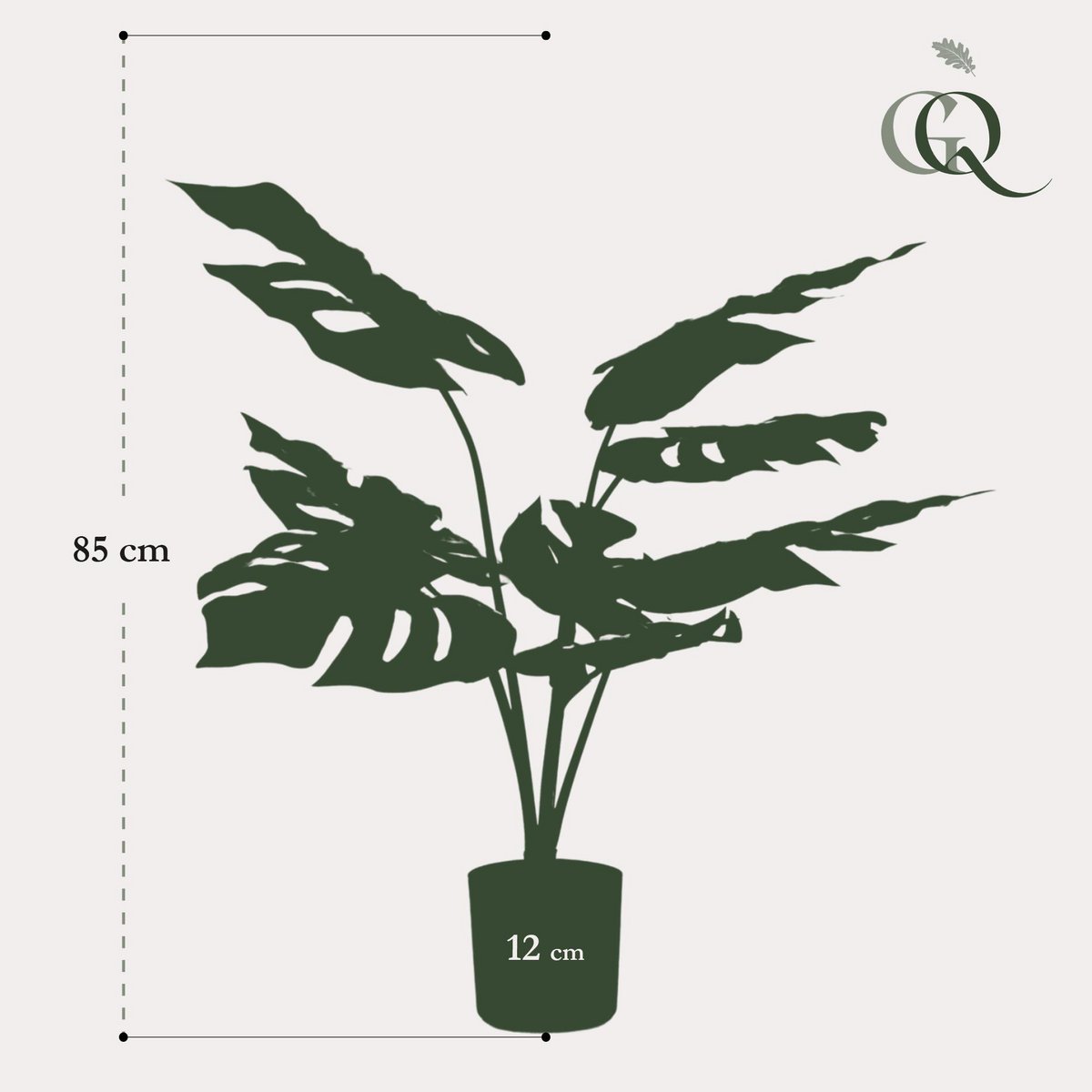 Kunstplant Monstera Deliciosa 65 cm