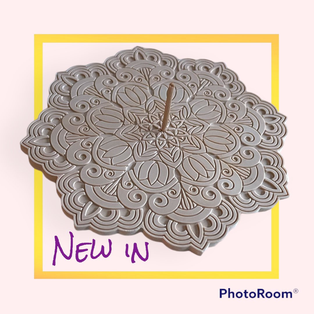 Mandala onderzetter wierookhouder 15 cm jesmoniet
