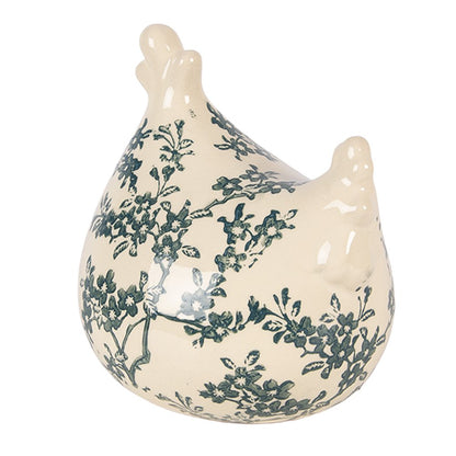 Decorative Figurine Chicken 12x11x13 cm Beige Ceramic