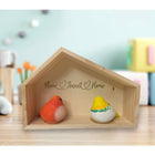 Houten decor Home Sweet Home met vogels
