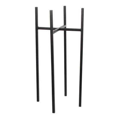 Plantenstandaard 24x24x55 cm zwart ijzer