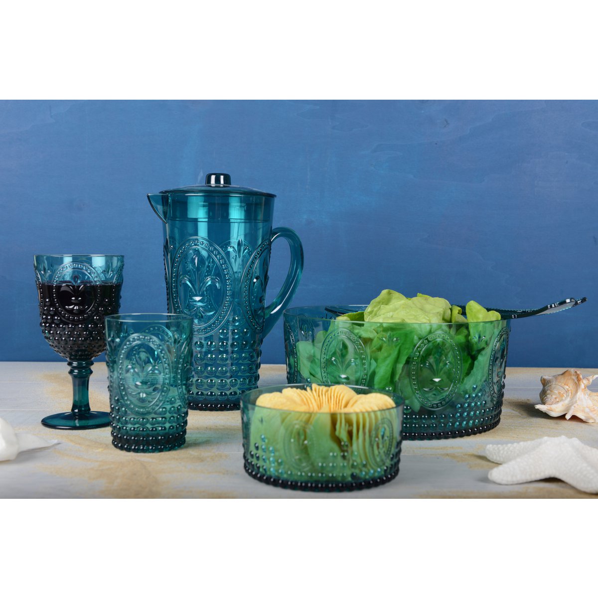 Acryl turquoise werper