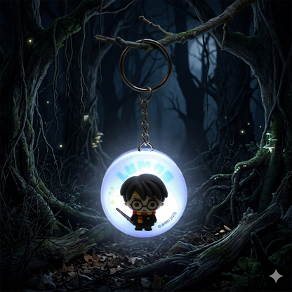 Harry Potter lichtgevende sleutelhanger 9.5 cm