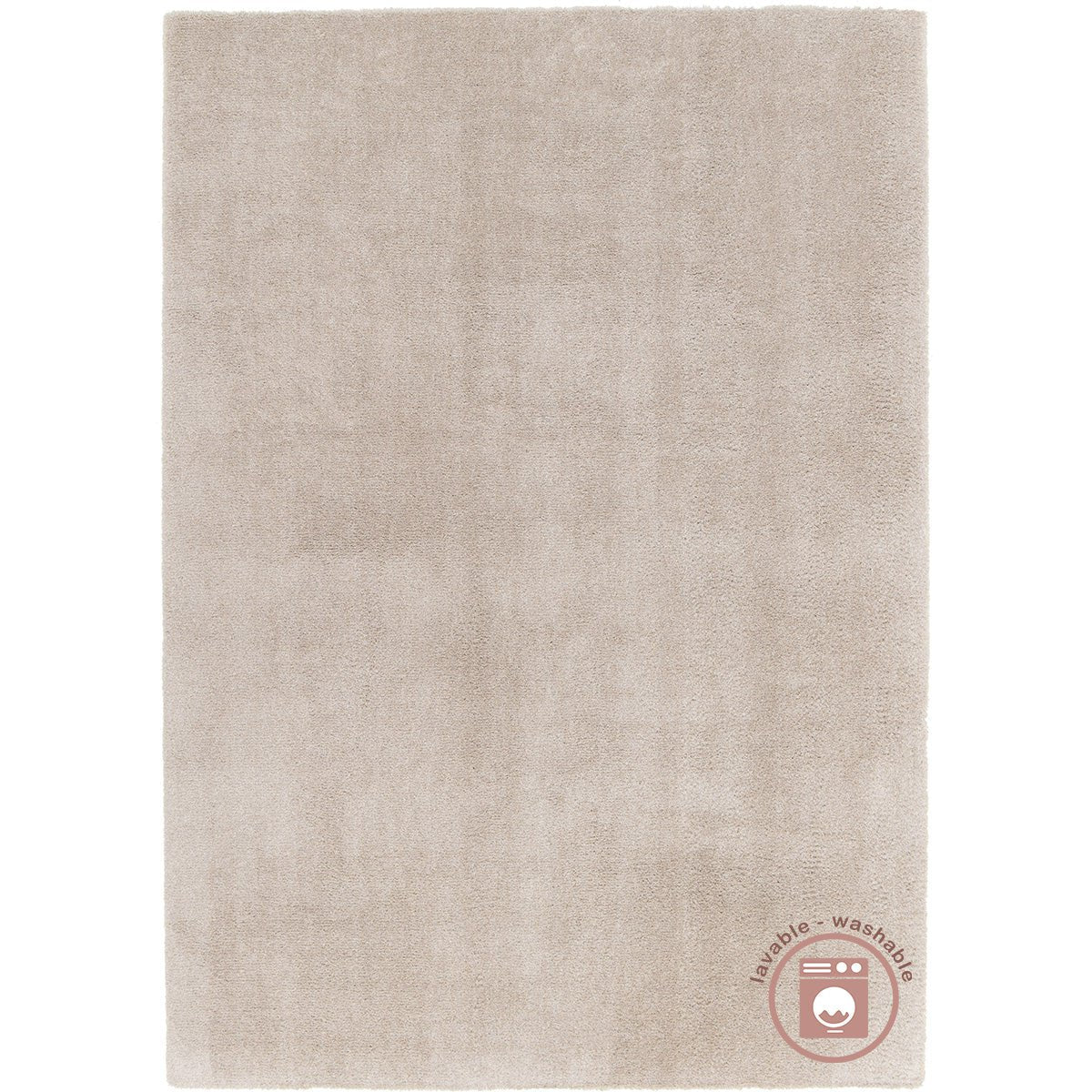 Machine washable plain rug SUPER ETICO LIN S