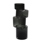 Vaas 13x35 cm grijs glas