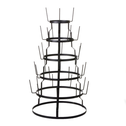 Mokkenrek zwart H76 x Ø44 cm