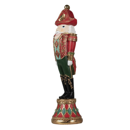 Notenkraker beeld 10x10x36 cm rood kunststof