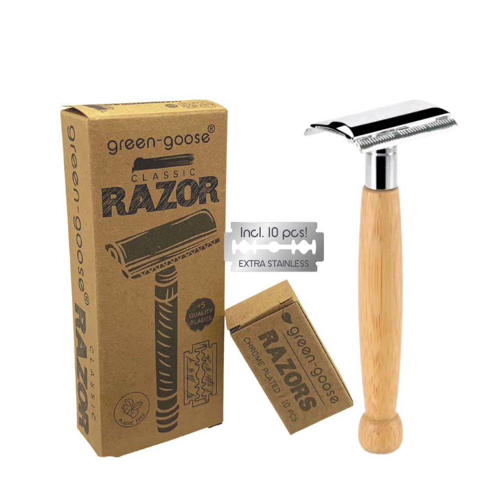 Scheerset bamboe RVS