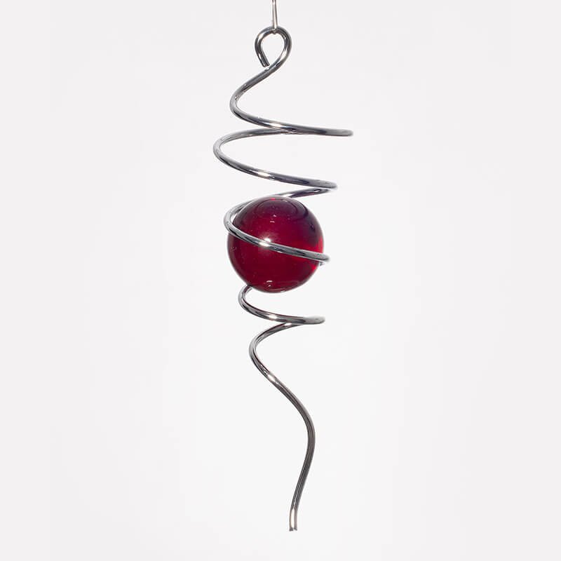 Spin Art, Spiral Tail, Red, STSR0803, approx. 27cm