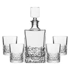 Whisky set karaf 850 ml en 4 glazen 280 ml