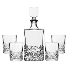 Whisky set karaf 850 ml en 4 glazen 280 ml
