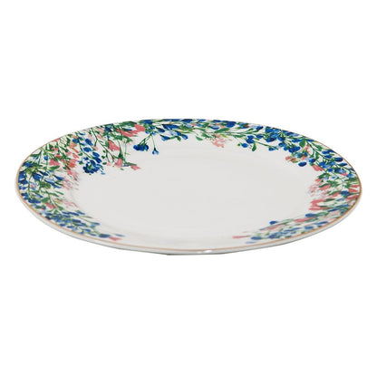 Ontbijtbord Ø 21 cm BLAUW WHET PORSELEIN BOOMEN BORD