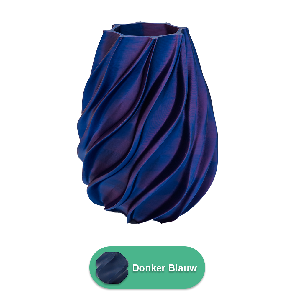 Oliva 3D vaas - 3D geprinte vaas - Duurzaam PLA - Geschikt voor kunstbloemen