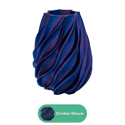 Oliva 3D vaas - 3D geprinte vaas - Duurzaam PLA - Geschikt voor kunstbloemen