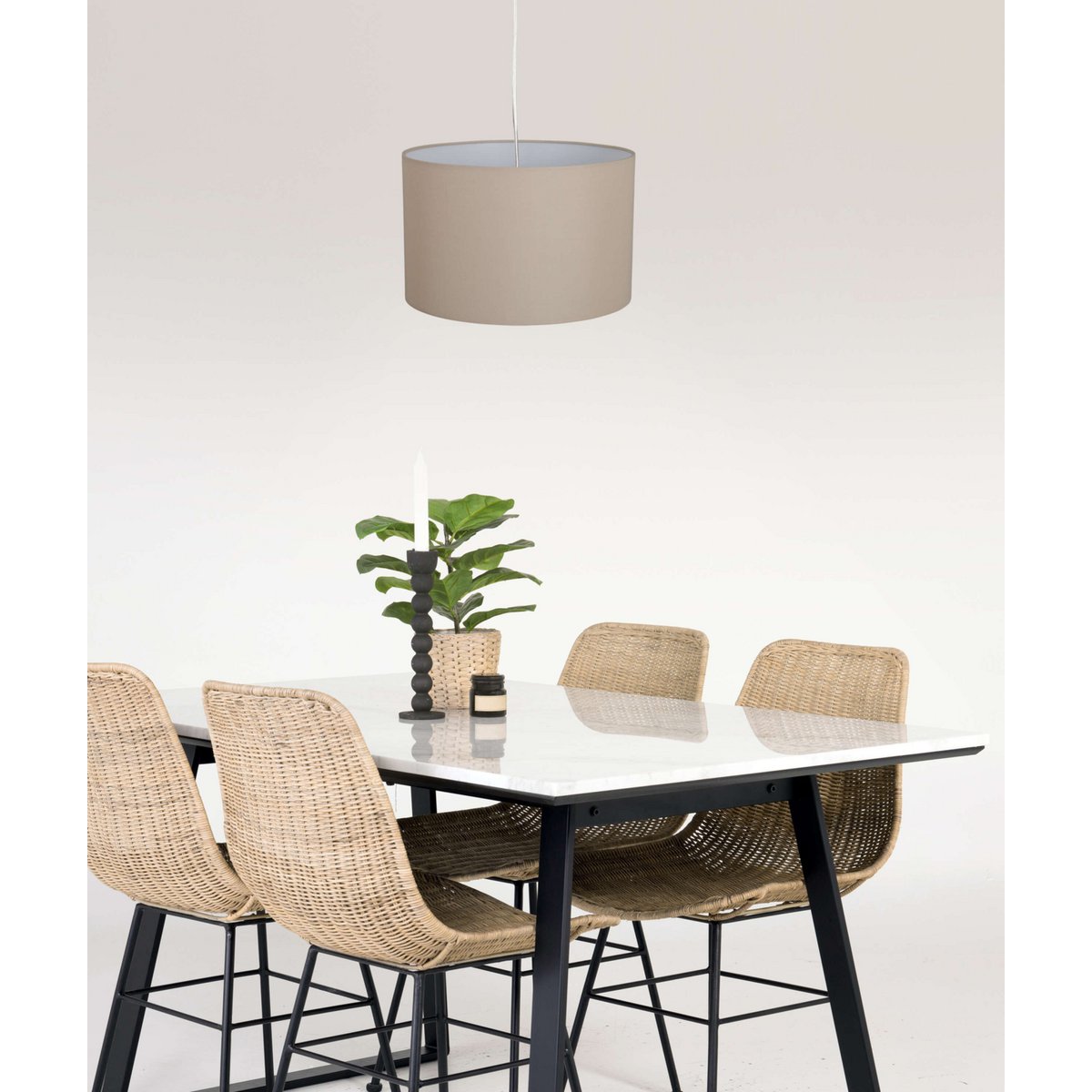 Hanglamp tom 30 cm bruin