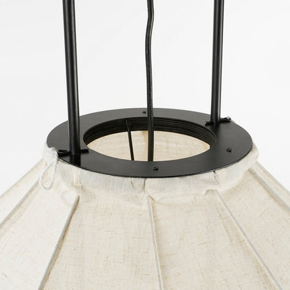 Hanglamp Pego 70 cm linnen gebroken wit