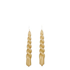 Dinner Candle Twist Light Brown