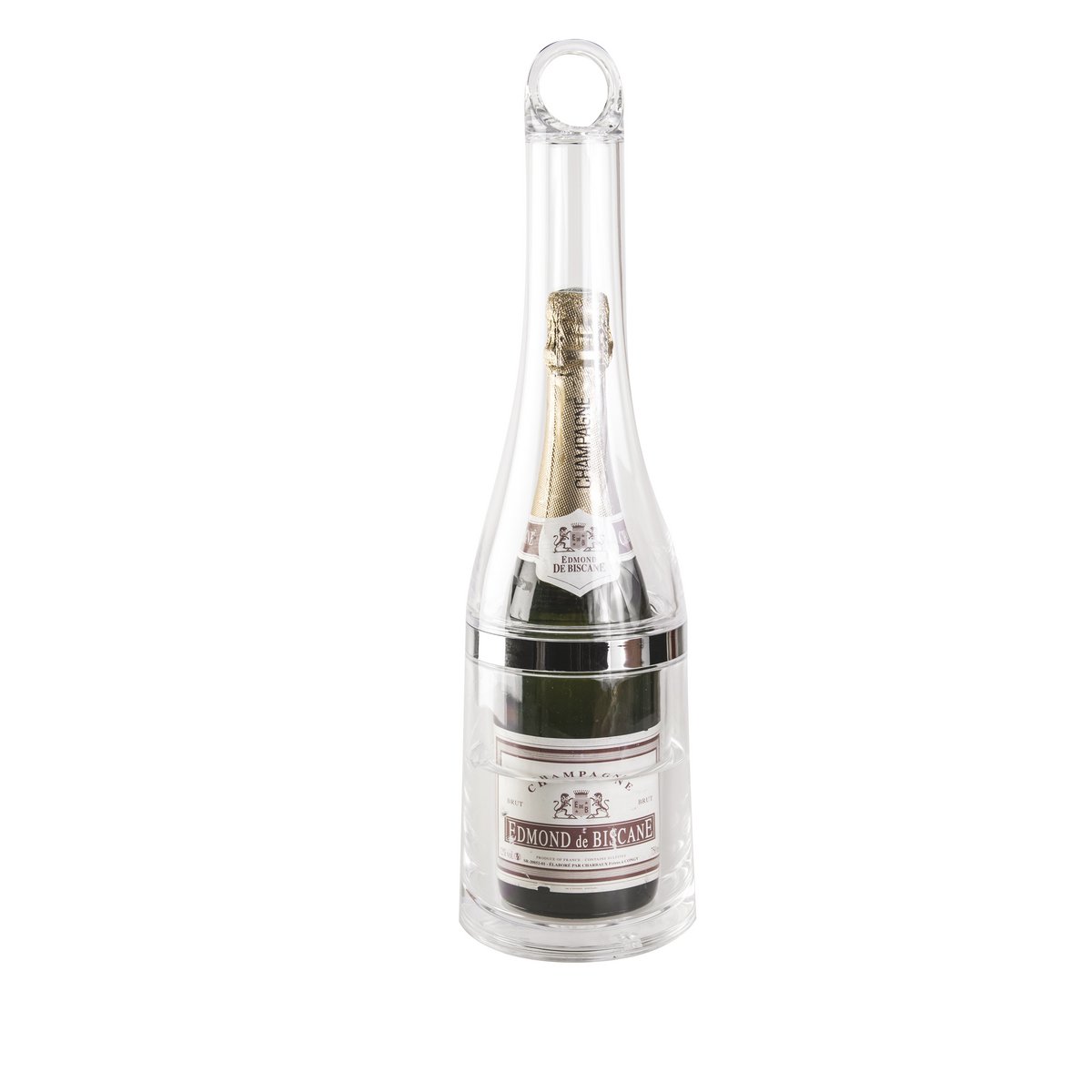 Champagne bucket with acrylic cover