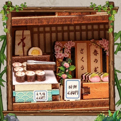 3D DIY huisje 14x14x19 cm hout