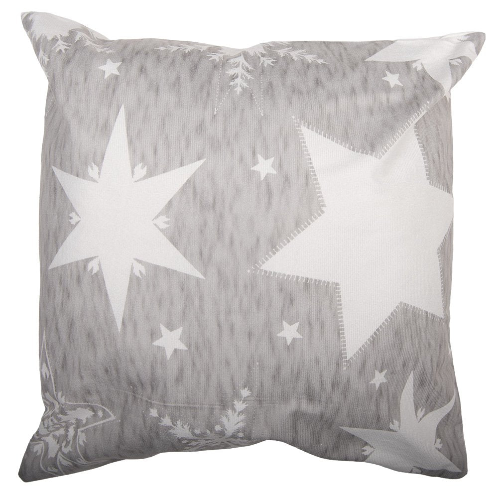 Kussenhoes 45x45 cm Grijs Polyester
