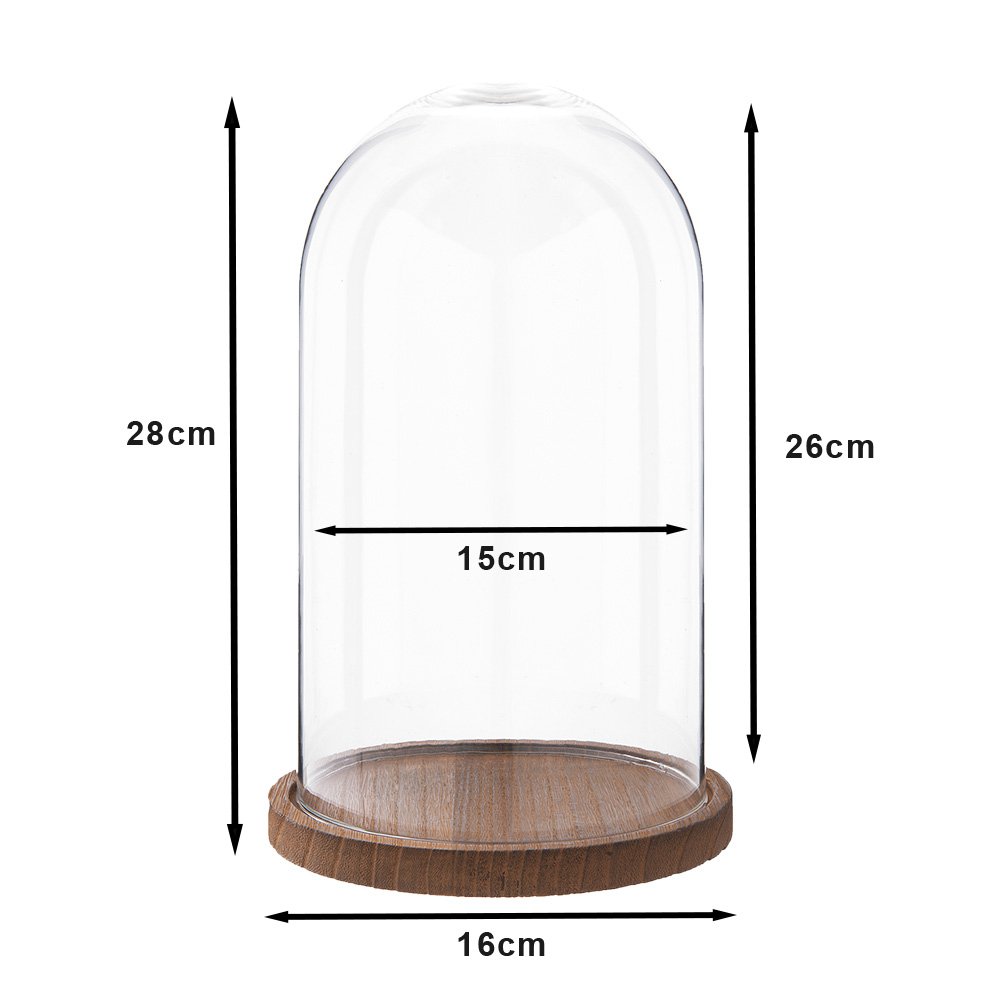 Stolp glas Ø 16x28 cm