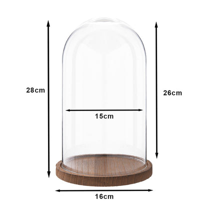 Stolp glas Ø 16x28 cm