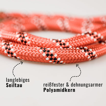 Hondenriem 120 cm leer polyamide