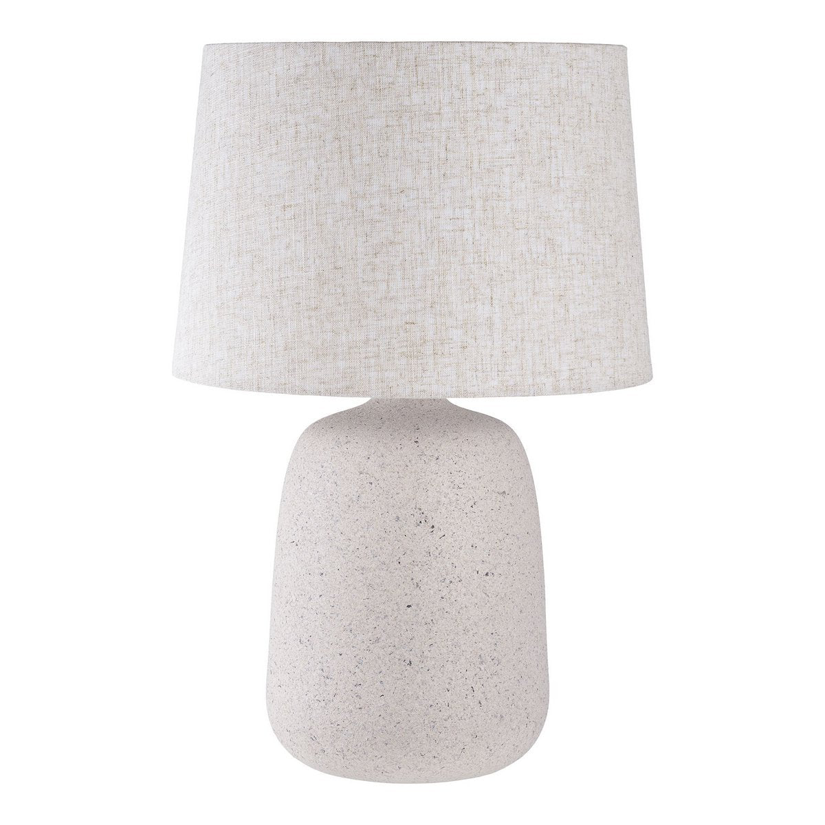 Tafellamp keramiek steenbeige 30x30x47 cm