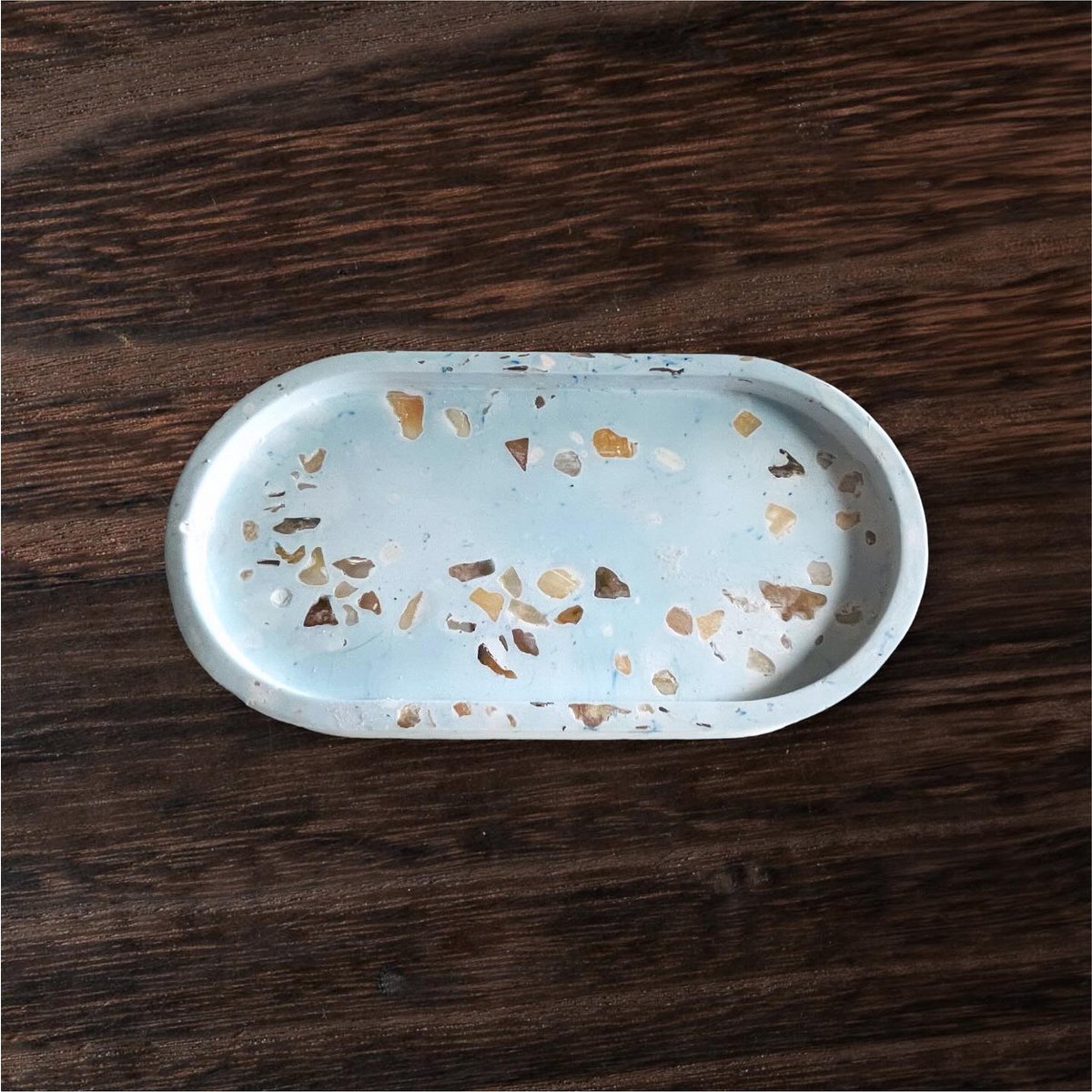 Snuisterijbakje ovaal 17,8x9,5x1,6 cm jesmoniet zeeschelp