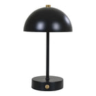 Tafellamp LED 15x25x15 cm zwart messing