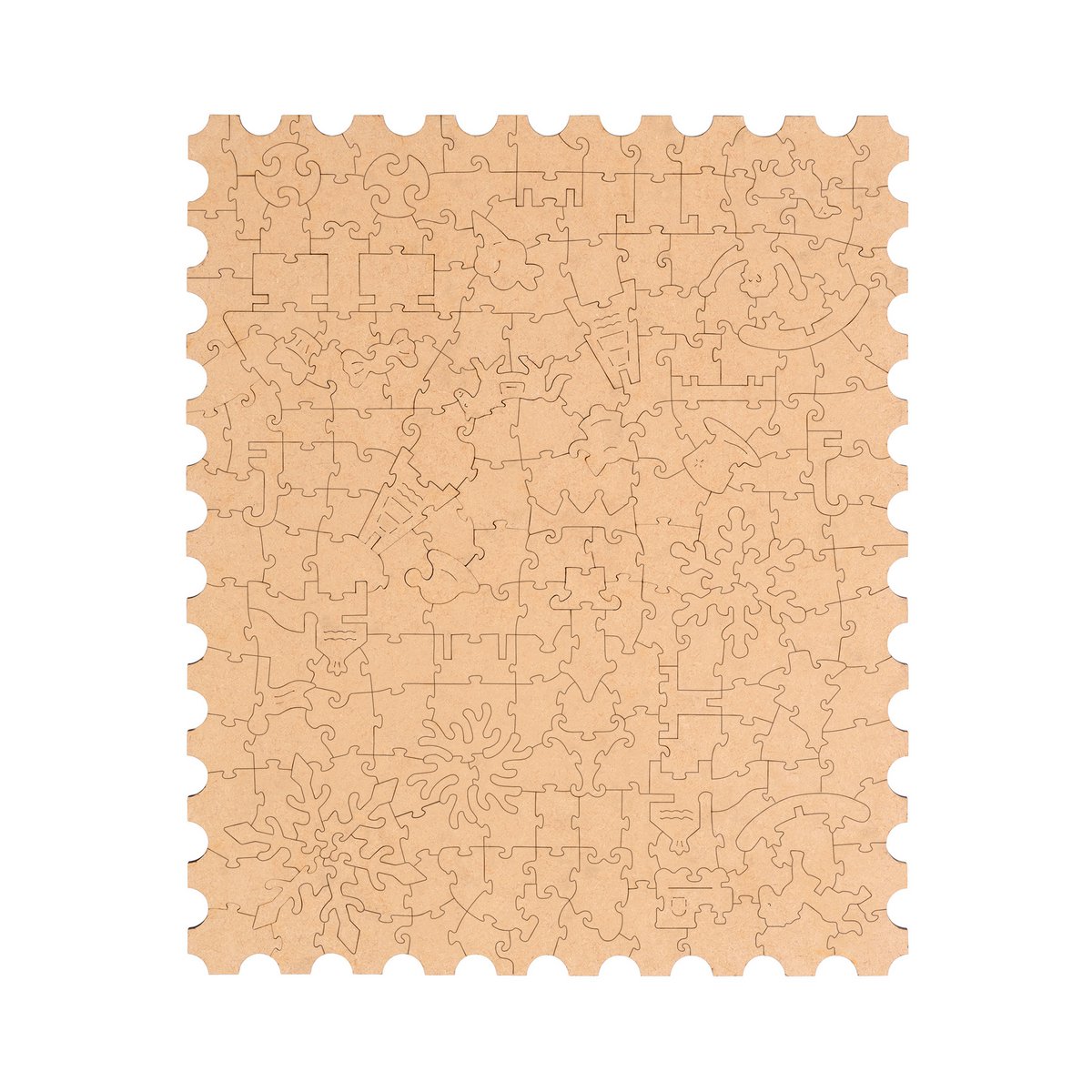 Houten legpuzzel 200 stukjes 23x27,4 cm