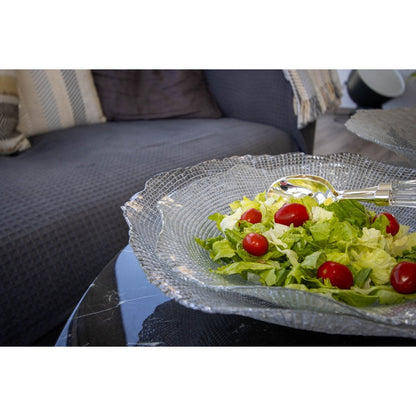 Glasschaal 42 cm transparant