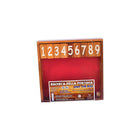 Bordspel Shut the Box 24x24x4 cm groen