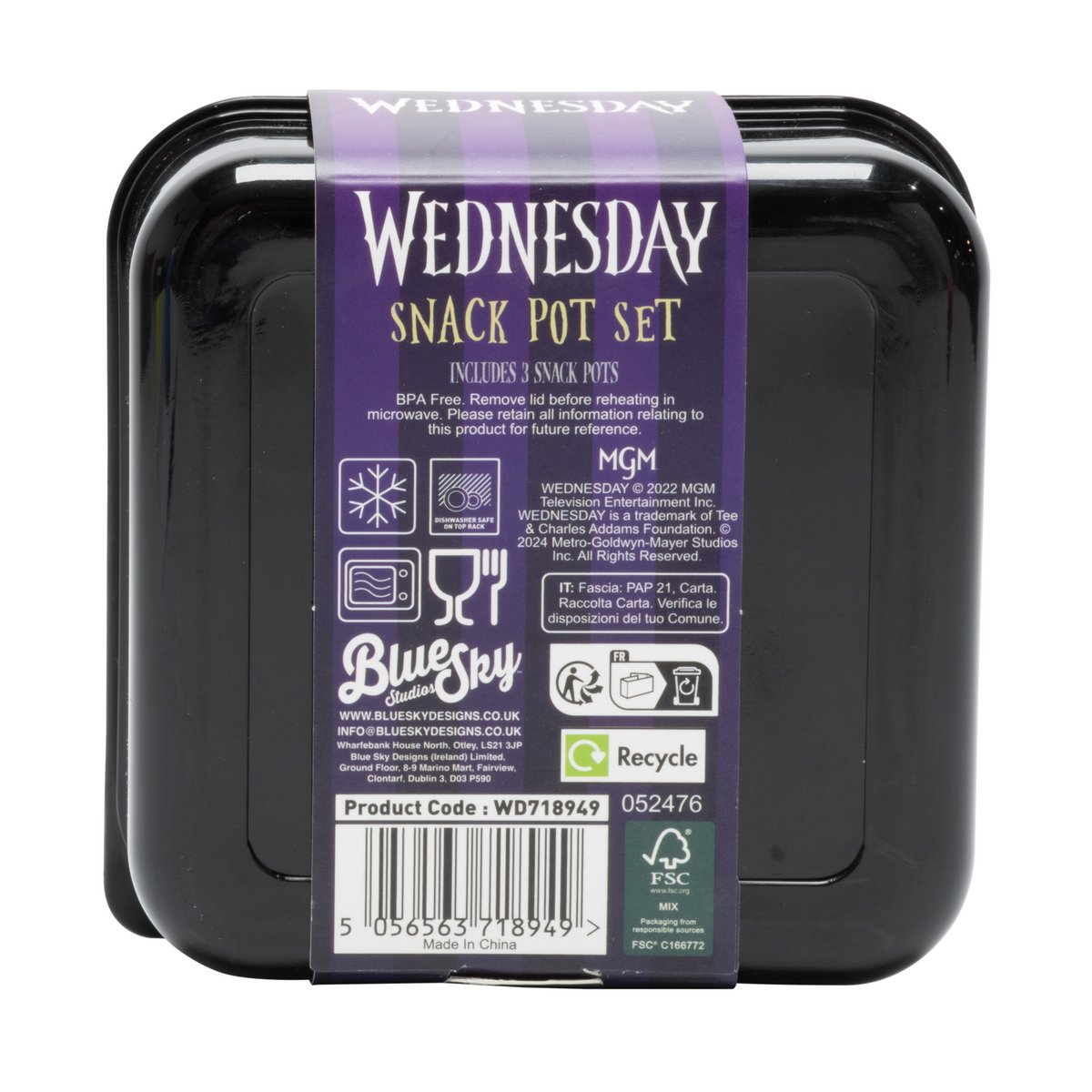 Woensdag - 3 in 1 Snackboxen