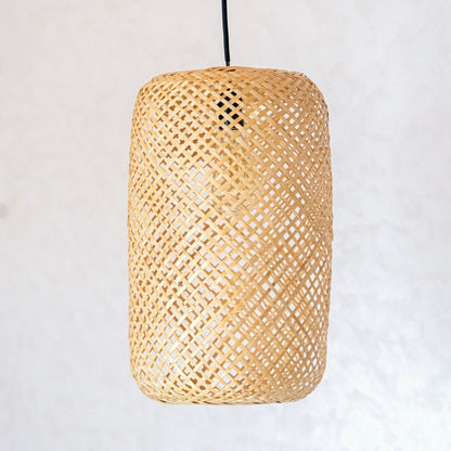 Lampenkap bamboe ovaal 22x40 cm