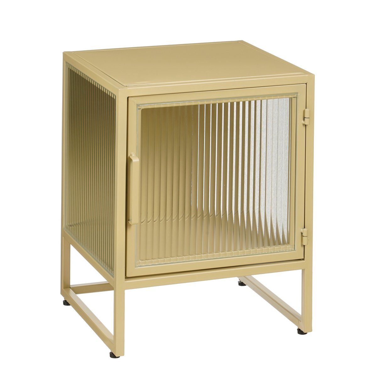 Opbergkast metaal beige L38xB35xH50 cm