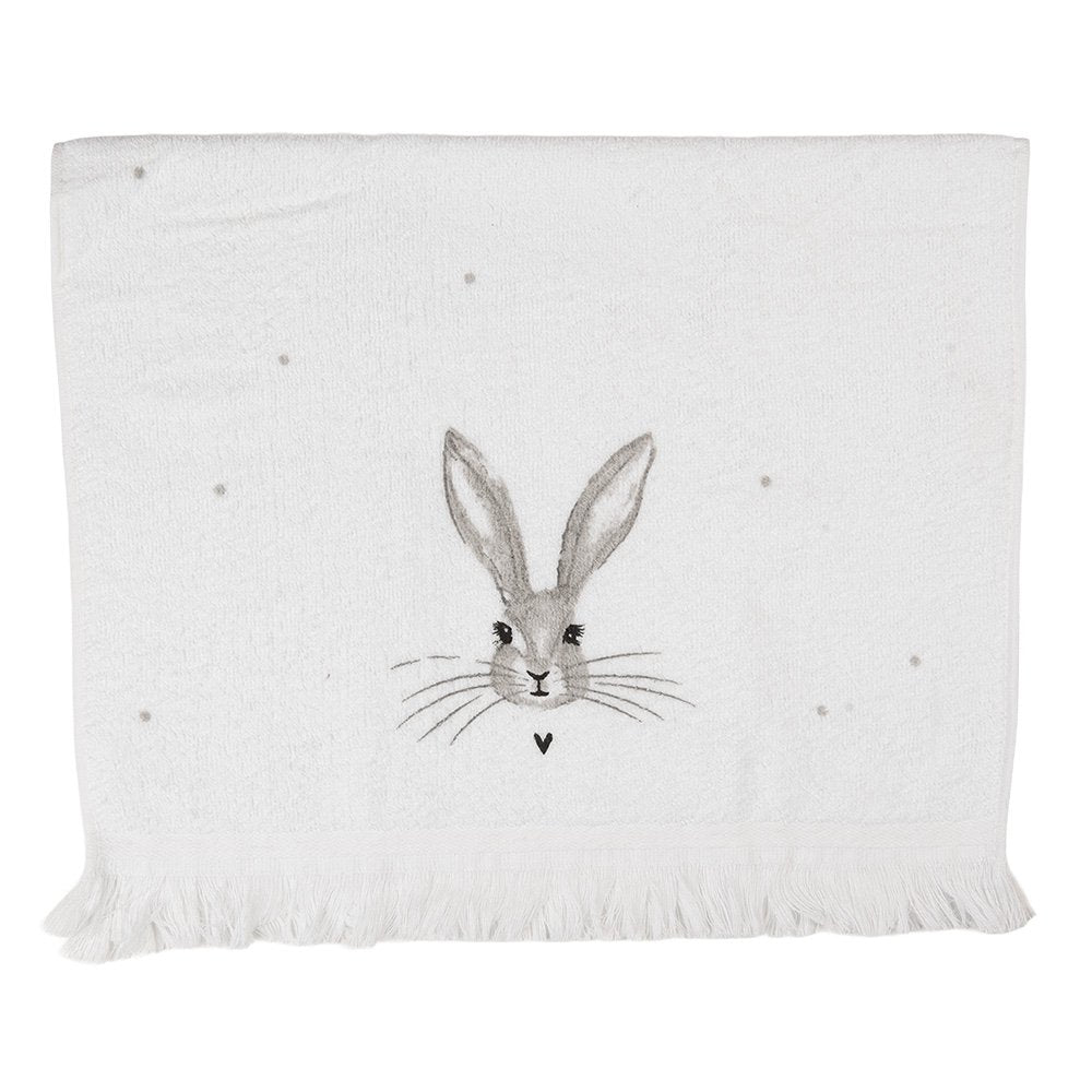 Guest towel 40x66 cm White Cotton Rabbit