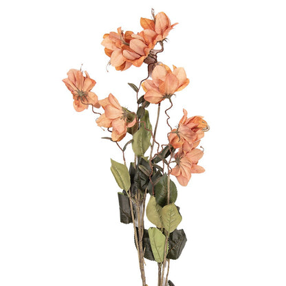 Kunstbloem 120 cm oranje kunststof