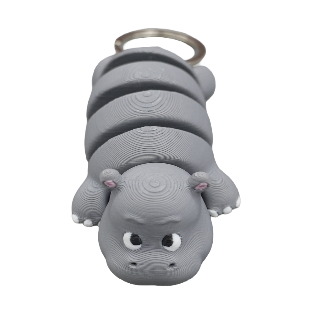 Flexi Hippo keychain