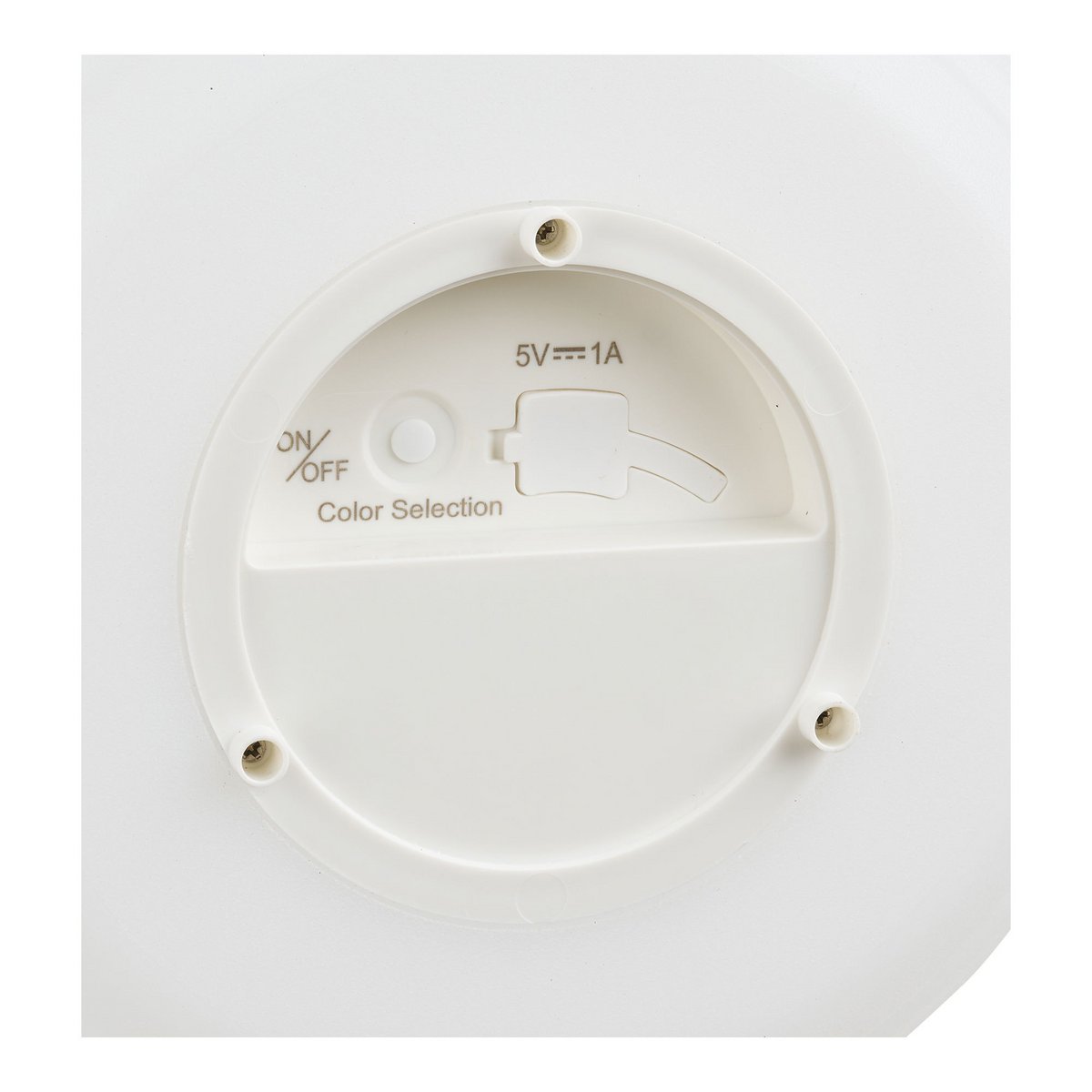 Derry LED lamp, rechargeable, white, ø21 cm