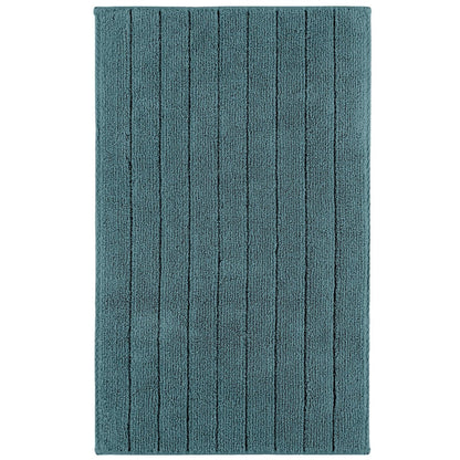 Badmat 50x80 cm katoen blauw