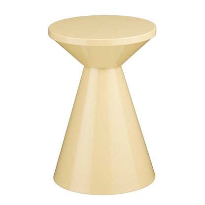 Bijzettafel 45x30.5 cm ijzer beige