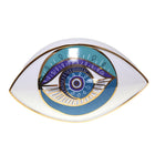 Turquoise decorative eye 20x12x13.5 cm
