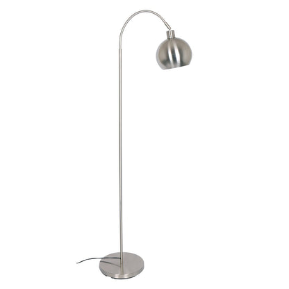 Vloerlamp metaal zilver 28x60x153 cm