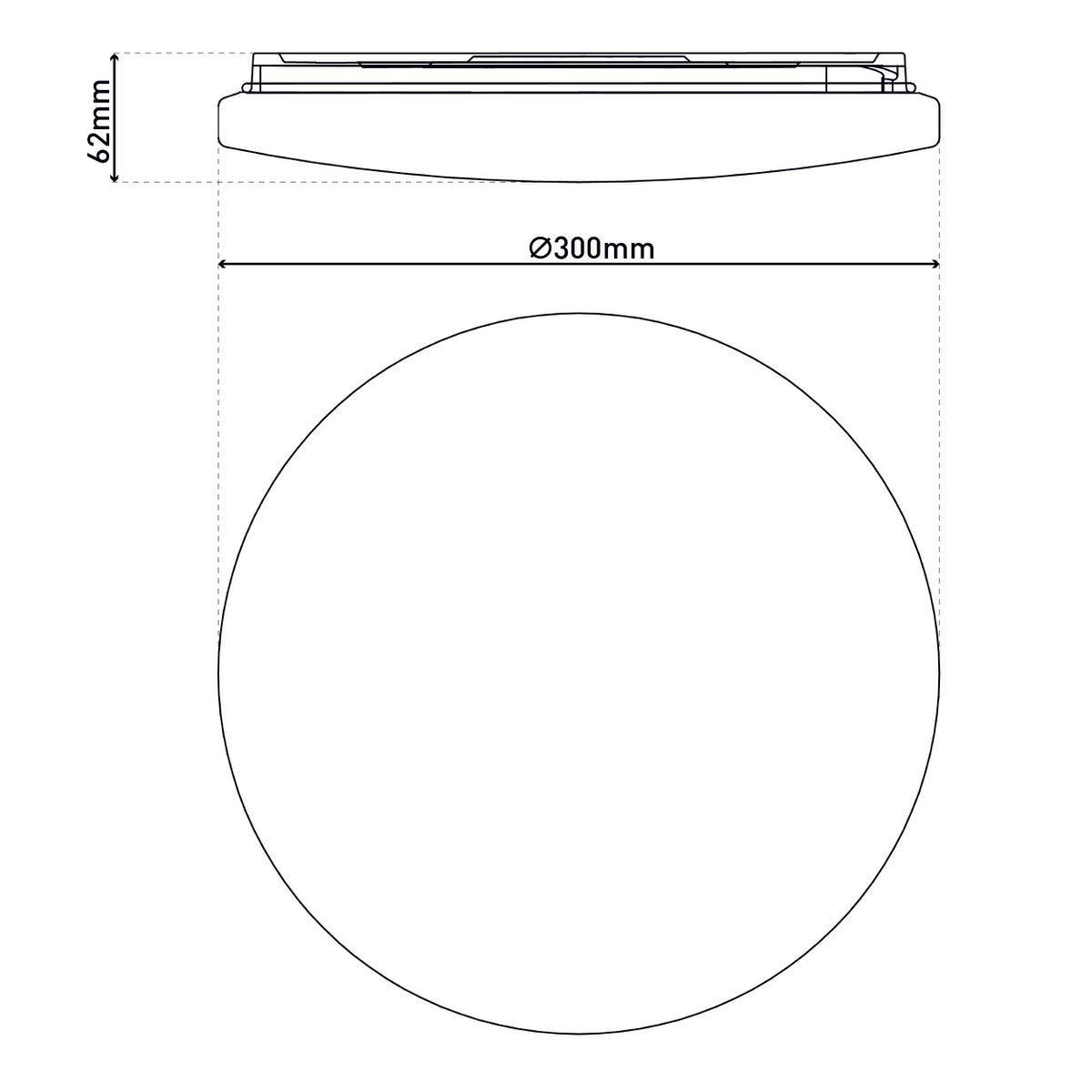 LED ceiling light "Fontana" with motion detector