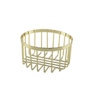 Broodmand ijzer goud 14x14x8 cm